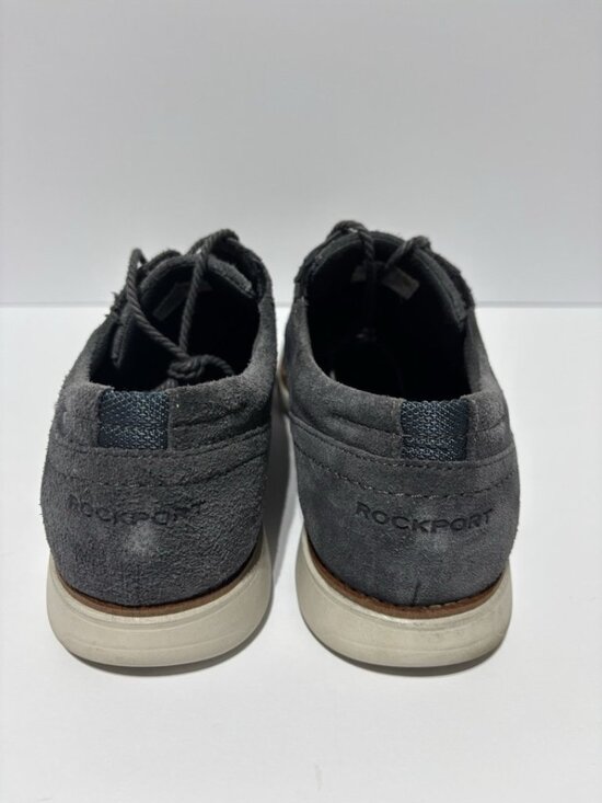 Rockport Men’s Total Motion Sport Wingtip Oxford Gray, Size 10 Wide main image 5